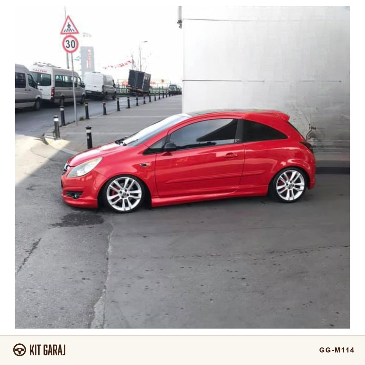 Opel Corsa Yan Marşpiyel (Plastik) Boyasız