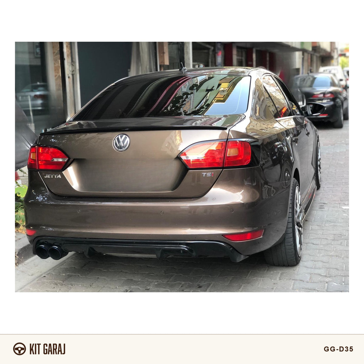 Volkswagen Jetta Makyajsız 2009-2014 Piano Black Difüzör (Plastik) Boyalı