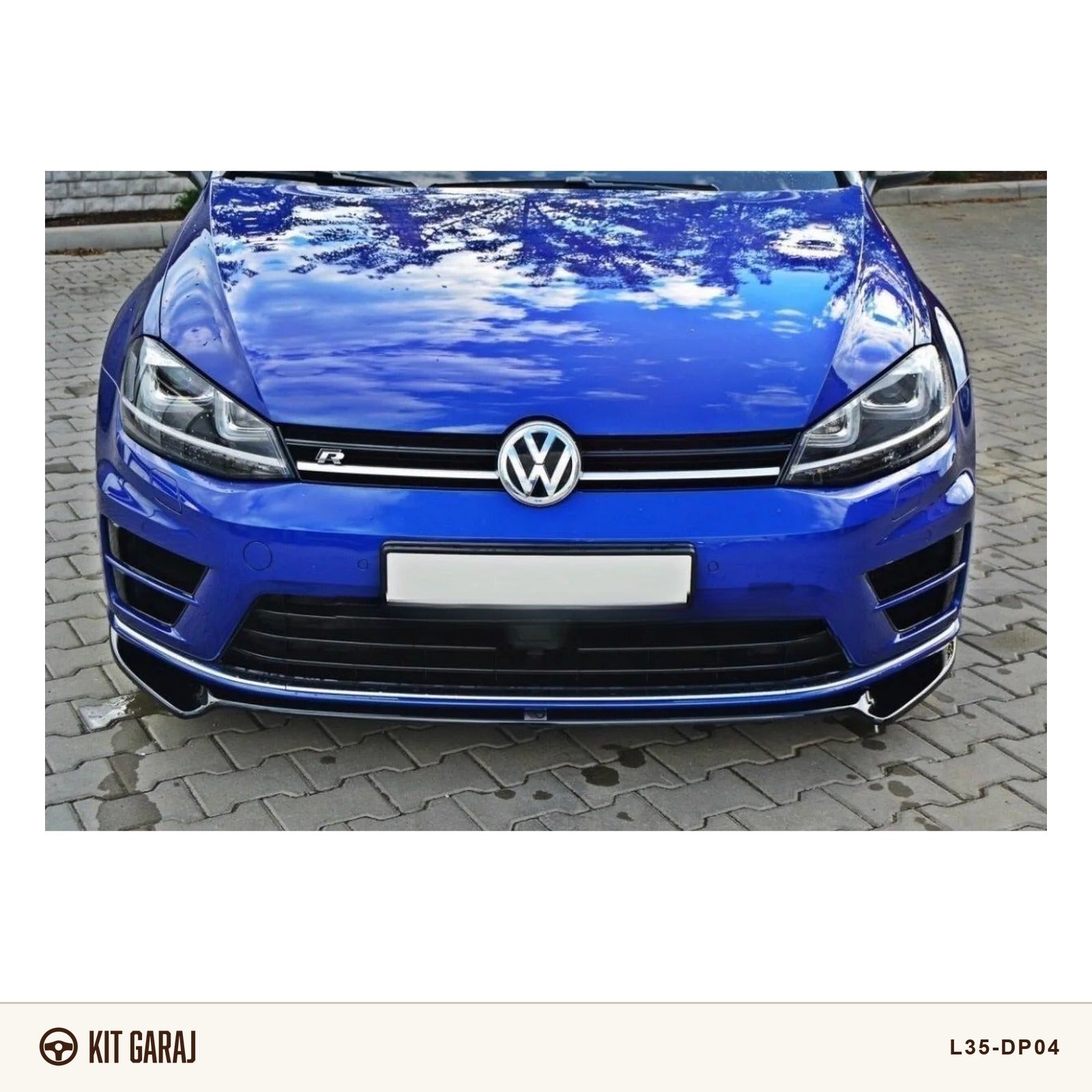 Volkswagen Golf Mk7 2012-2019 Piano Black Ön Lip (Plastik) Boyalı