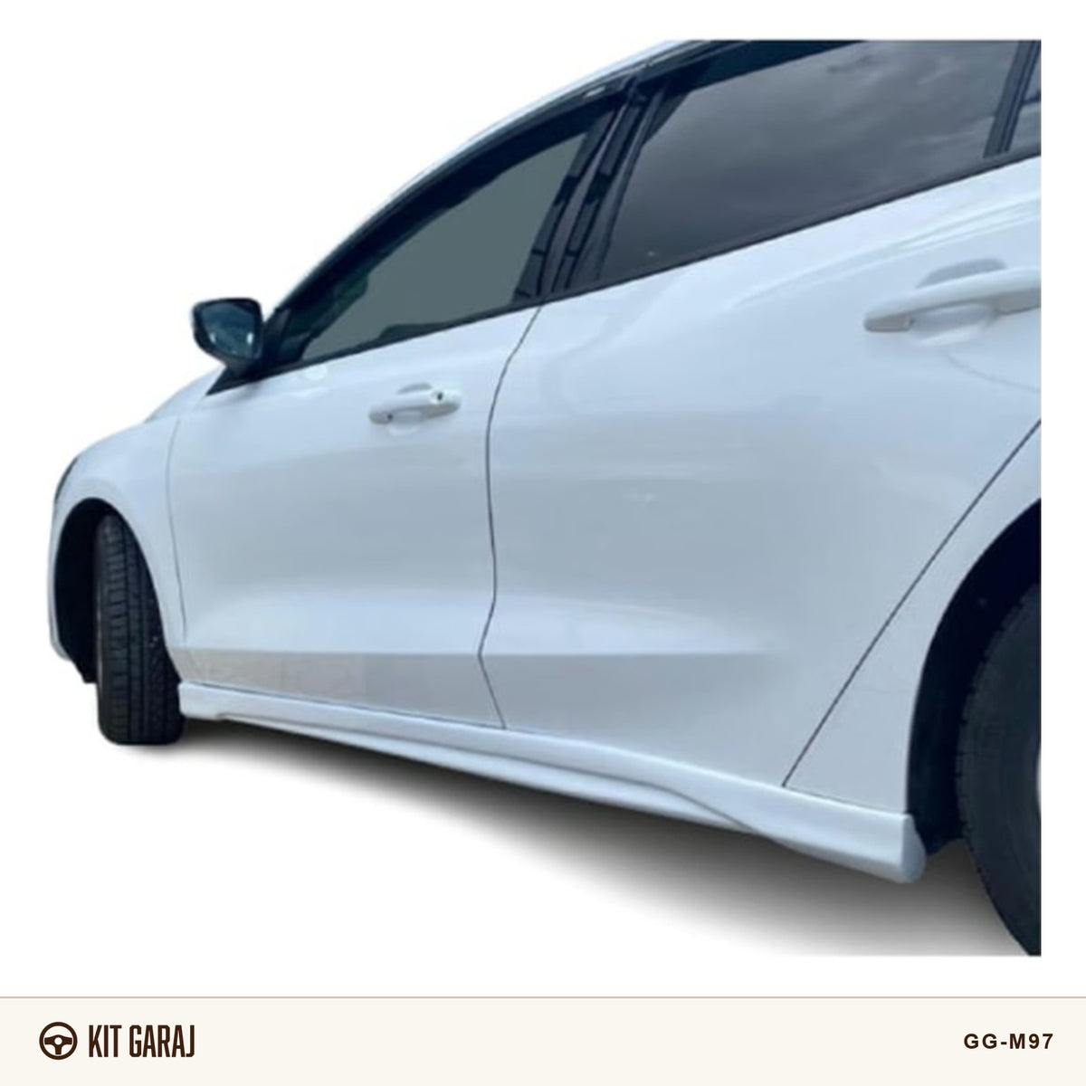 Ford Focus Sedan 2019-2023 Marşpiyel (Plastik) Boyasız