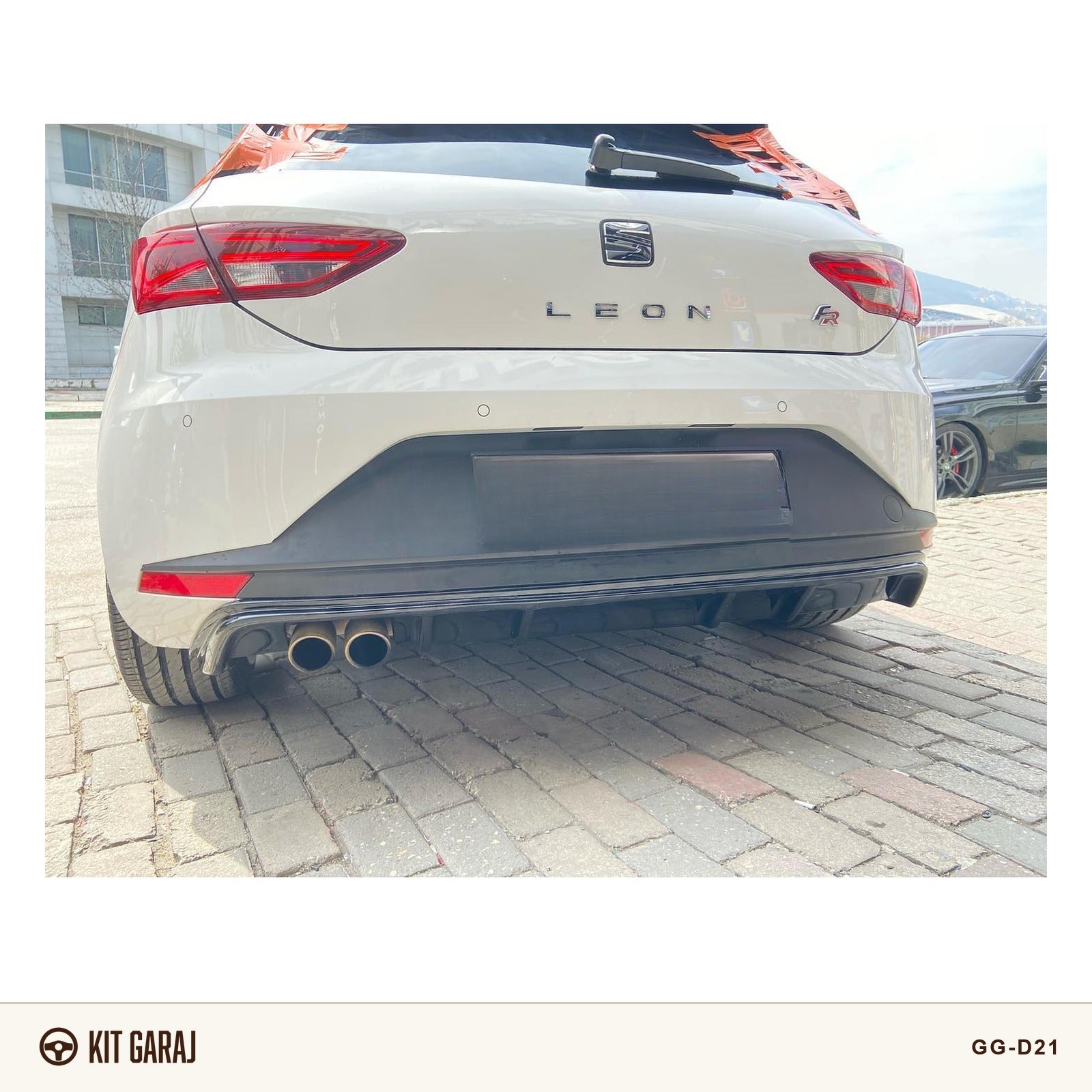 Seat Leon Mk3 2013-2016 FR Piano Black Difüzör (Plastik) Boyalı
