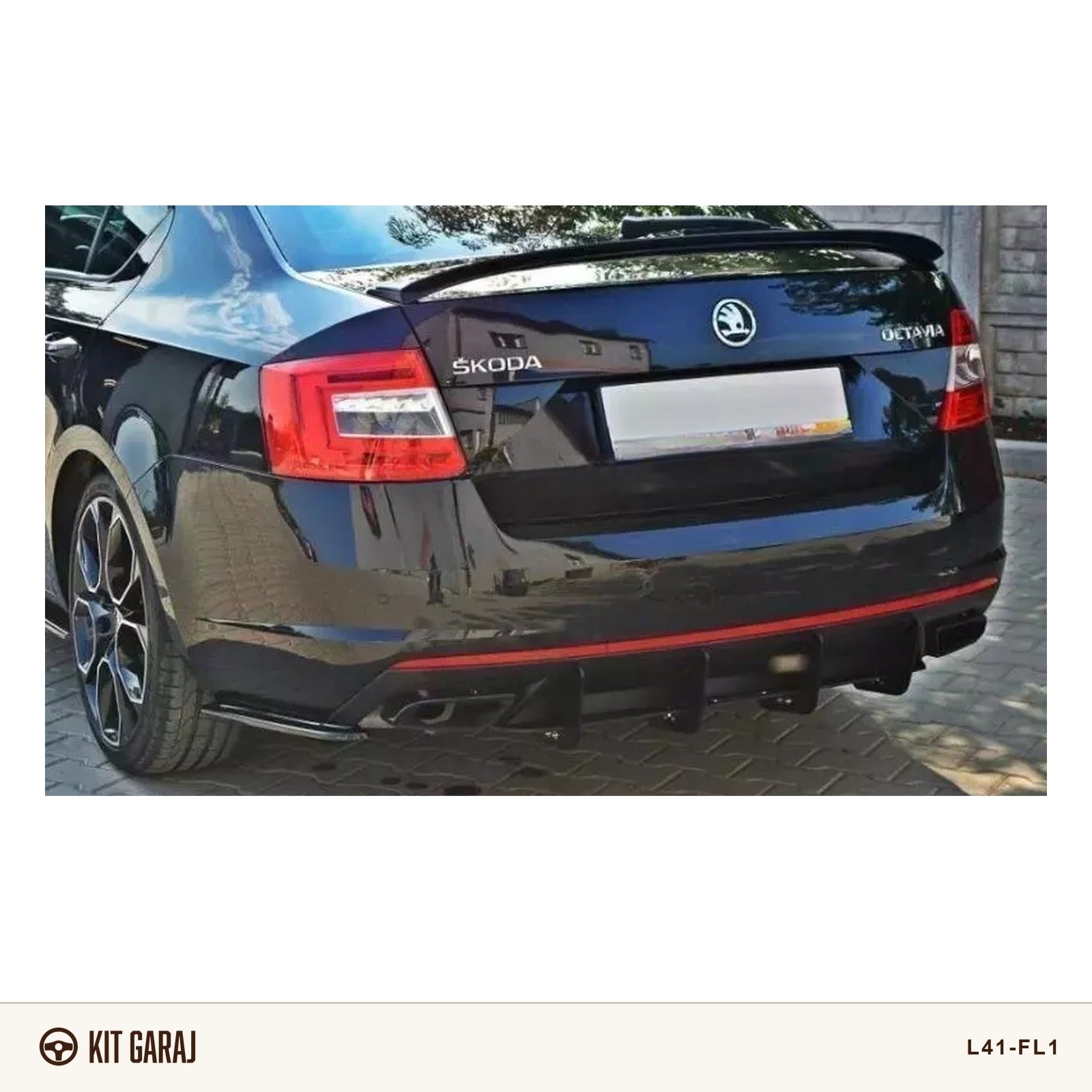Skoda Octavia Piano Black Flap (Plastik) Boyalı