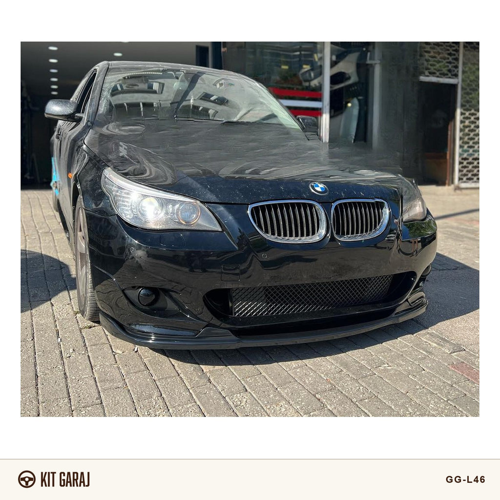 BMW E60 M-Tech Piano Black Ön Lip (Plastik) Boyalı