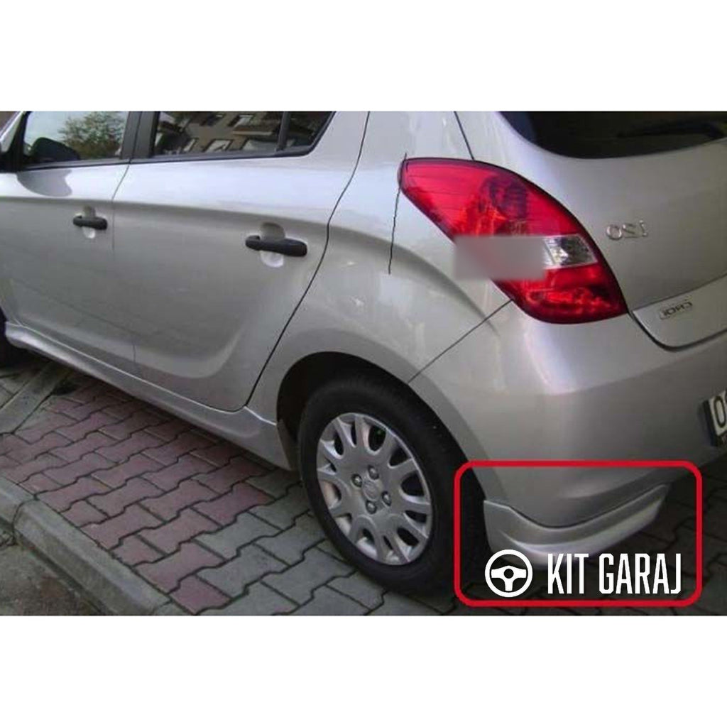Hyundai I20 2009-2013 Arka Tampon Flapları (Plastik) Uyumlu