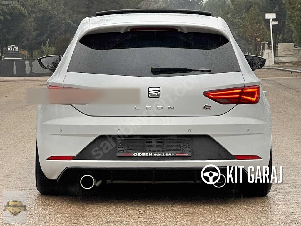 Seat Leon Mk3 2017-2020 Tekli Sağ Sol Çıkış Difüzör (Plastik)