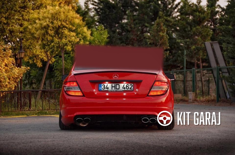 Mercedes-Benz W204 C180 Uyumlu Makyajsız Difüzör Plastik