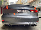 Audi A3 S3 2013-2016 Sedan Difüzör Plastik Uyumlu
