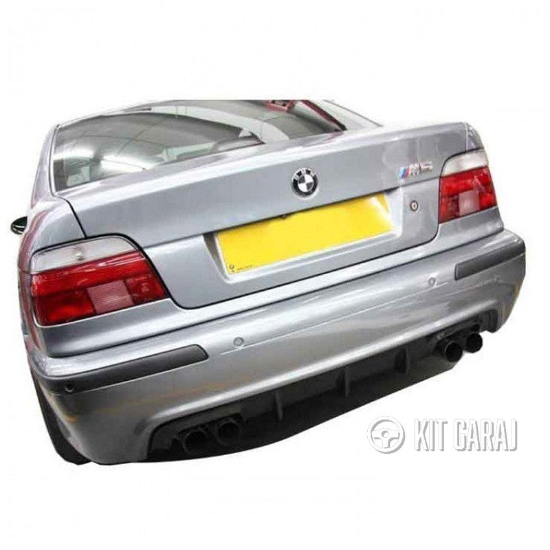 BMW 5.seri E39 1998-2004 Plastik Boyasız M5 Çift Çıkış Difüzör