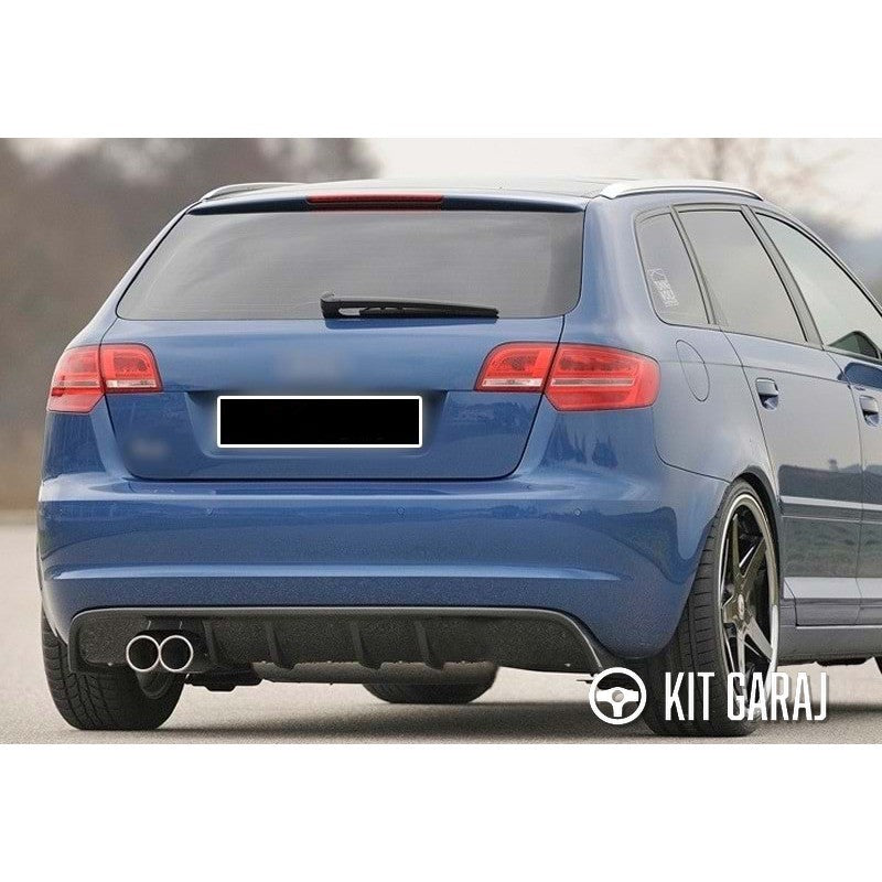 Audi A3 2003-2012 Hb 2 Kapı S3 Difüzör Soldan Çift (Plastik)
