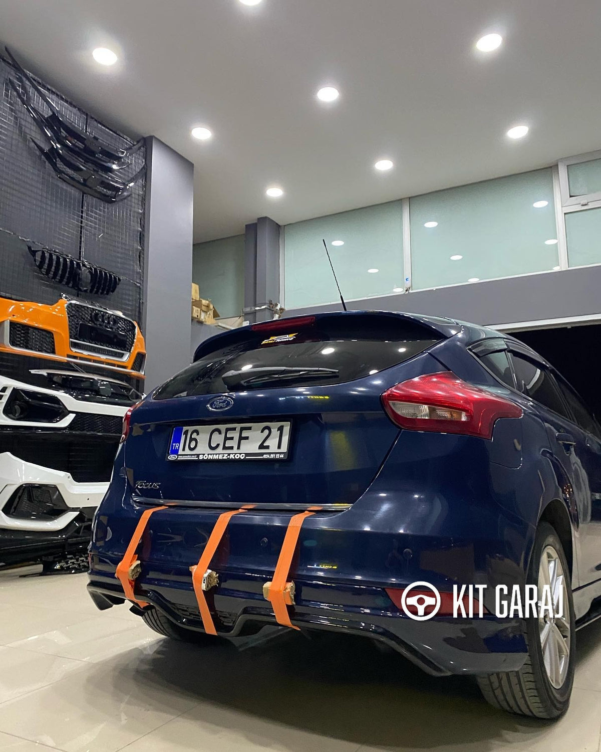 Ford Focus 3.5 Hb 2015-2018 Makyajlı Kasa Uyumlu Boyasız Plastik Arka Ek
