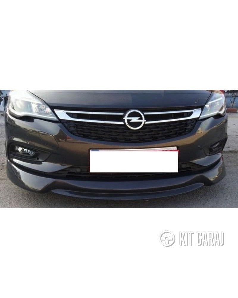 Opel Astra K Custom Ön Ek Karlık Abs Plastik Mat Siyah 2015 2016 2017 2018 2019 2020 2021