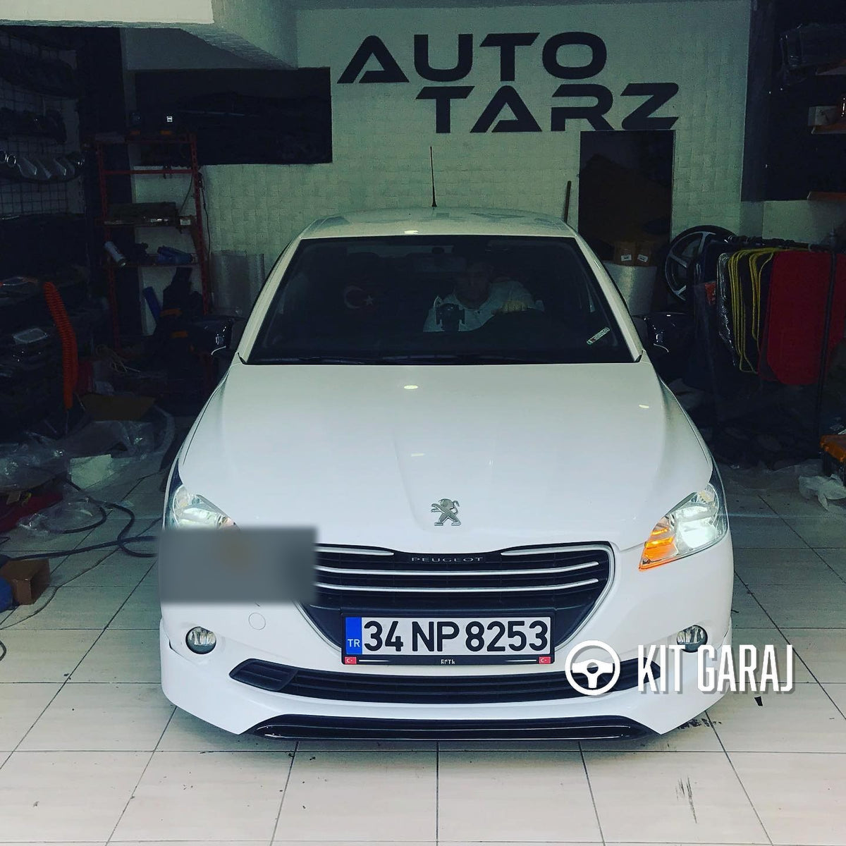 Peugeot 301 Uyumlu Makyajsız Ön Ek (Plastik)