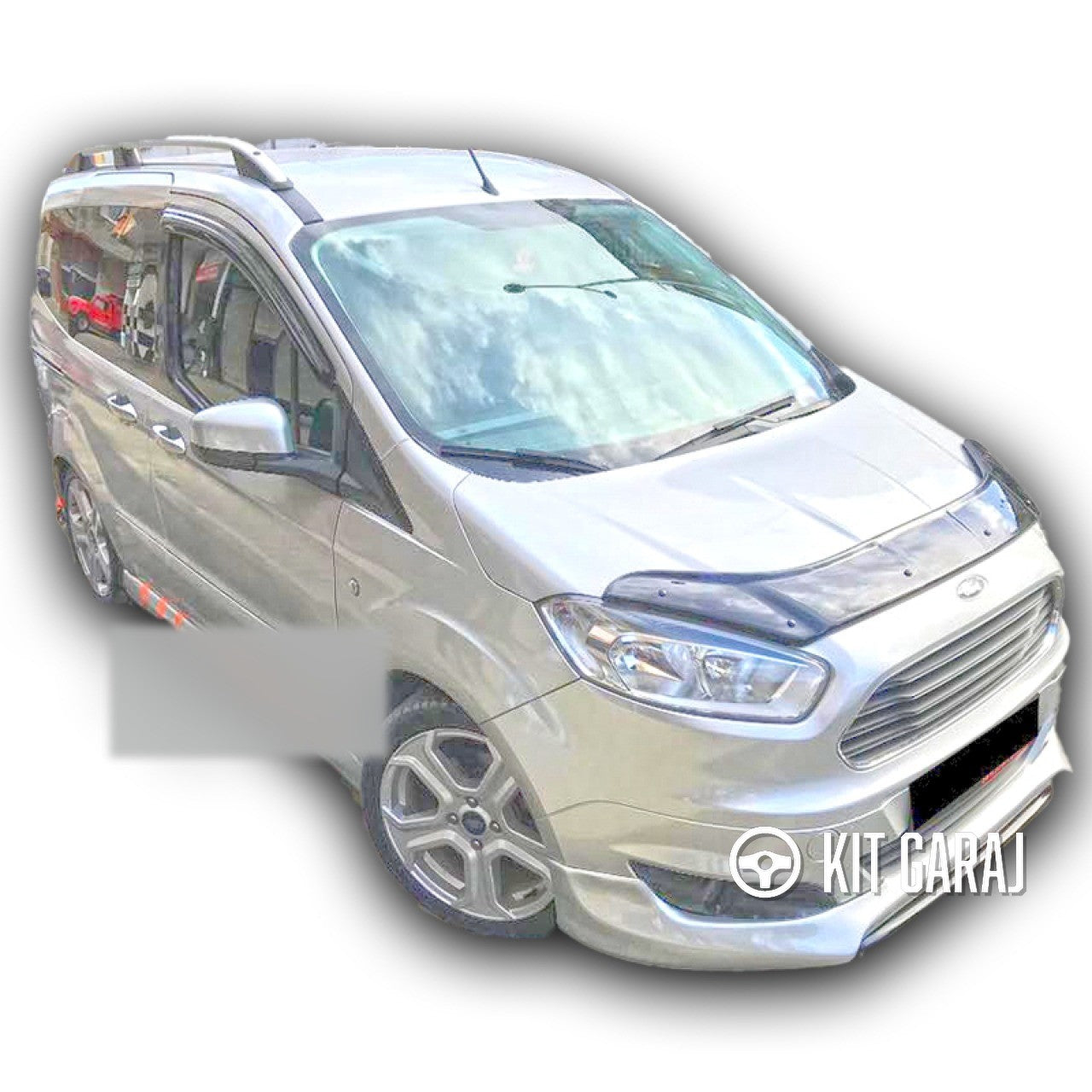 Ford Tourneo Courier 2014-2018 Makyajsız Kasa Uyumlu Boyasız Plastik Ön Ek