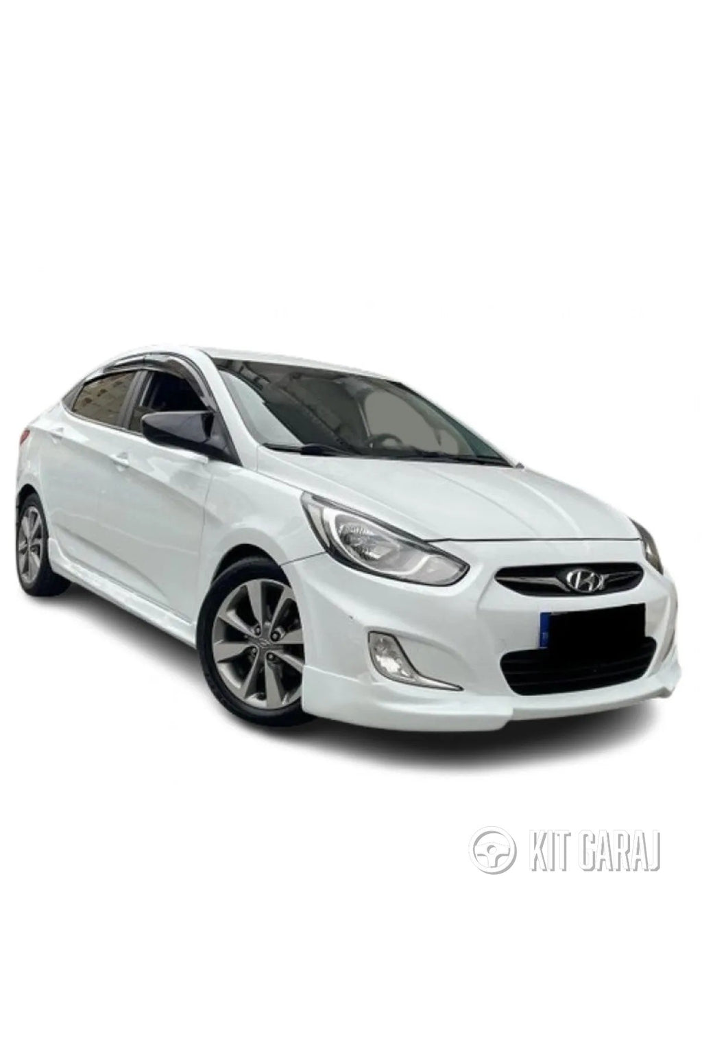 Hyundai Accent Blue 2011-2019 Uyumlu Ön Ek Plastik Koruyucu Dayanıklı & Koruyucu Boyasız