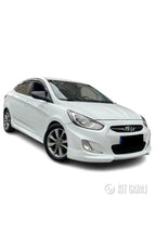 Hyundai Accent Blue 2011-2019 Uyumlu Ön Ek Plastik Koruyucu Dayanıklı & Koruyucu Boyasız