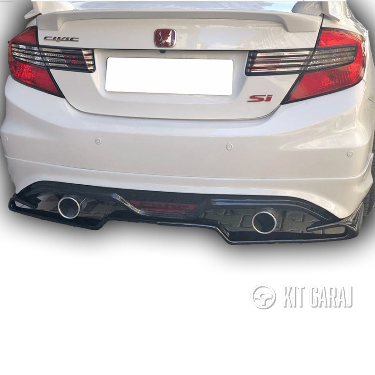Honda Civic Uyumlu Vtec2 Fb7 Fd6 Voltex Difüzör Parlak Siyah Difüzör Plastik