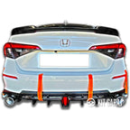 Honda Civic Fe 2022 Uyumlu Yeni Model Plastik Arka Ek
