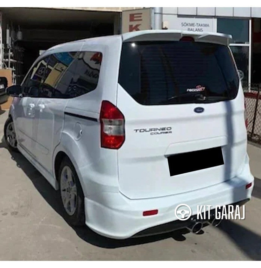 Ford Tourneo Courier R32 Arka Ek Boyasız Plastik Mat Siyah