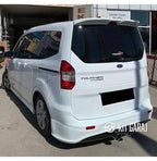 Ford Tourneo Courier R32 Arka Ek Boyasız Plastik Mat Siyah