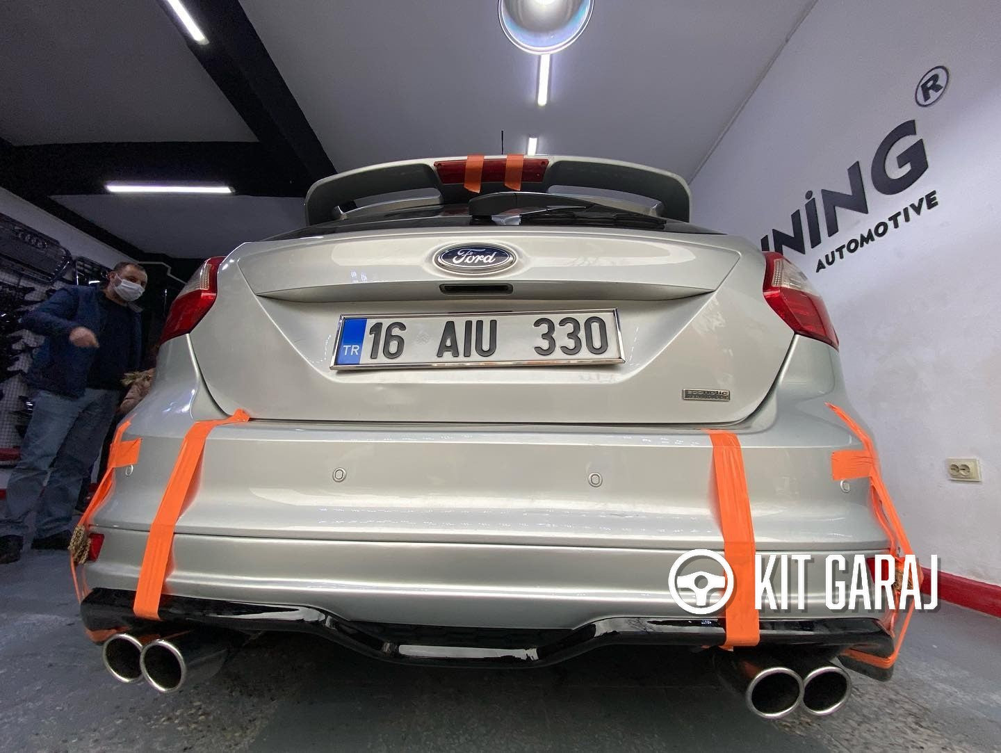 Ford Focus 3 Hb 2012-2014 Makyajsız Kasa Uyumlu Boyasız Plastik Arka Ek