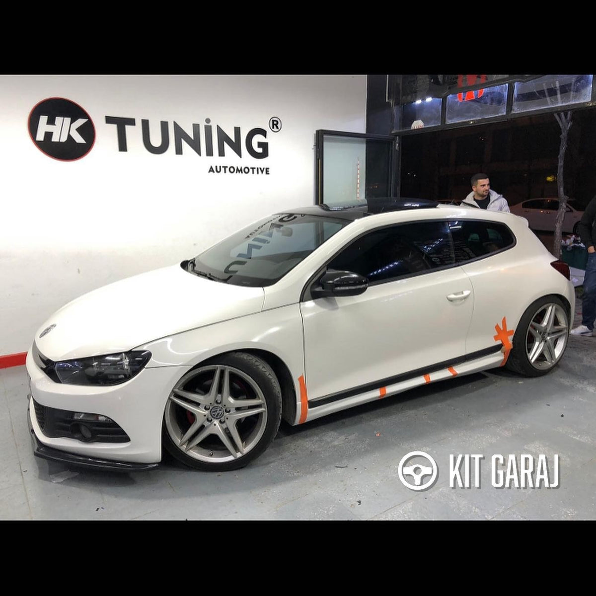 Volkswagen Scirocco R Yan Marşpiyel (Çift) (Plastik)