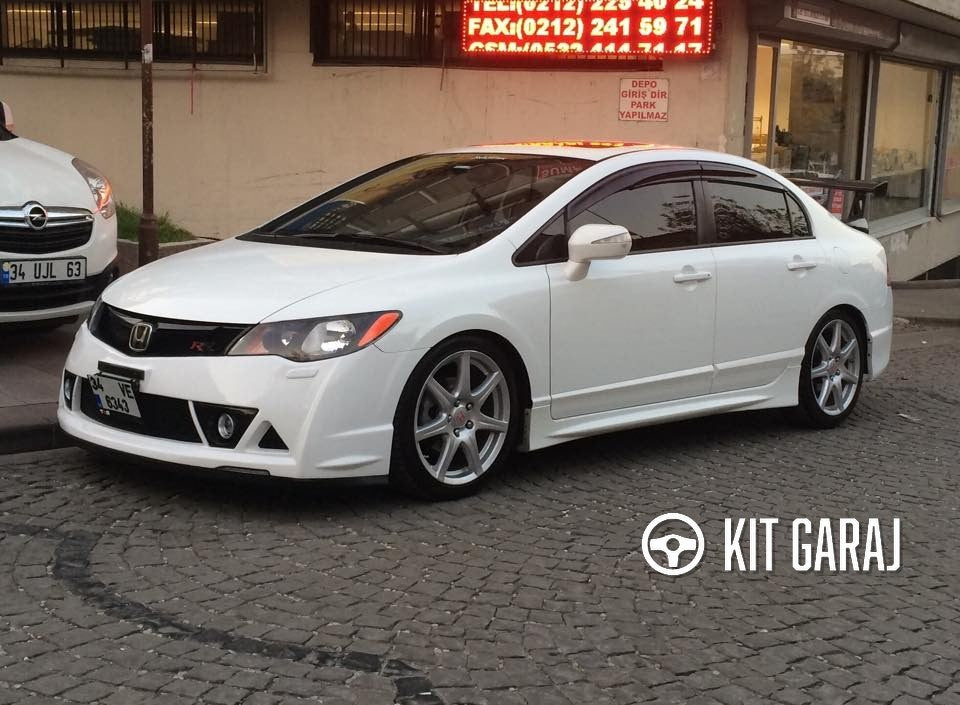 Honda Civic Yan Marşpiyel (Plastik) Boyasız