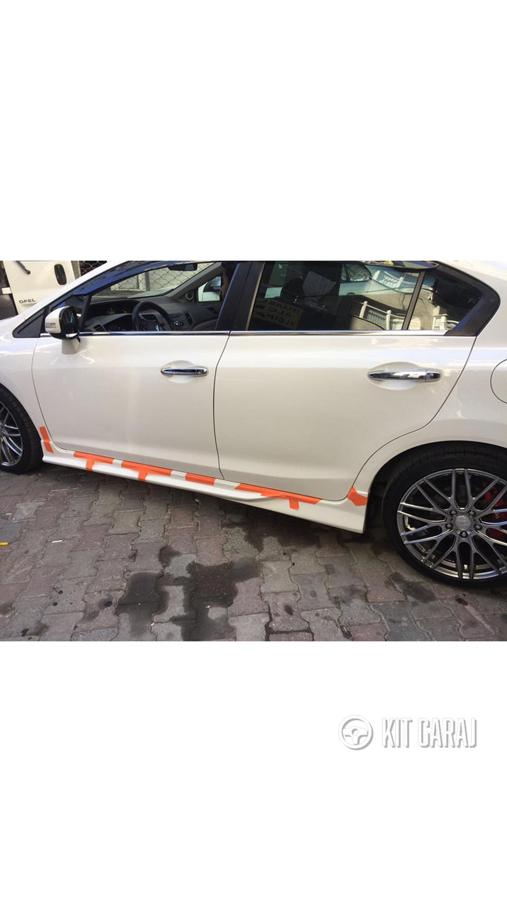 Honda Civic FD6 Uyumlu Mugen Rr Yan Marşpiyel Plastik Sportif & Dayanıklı