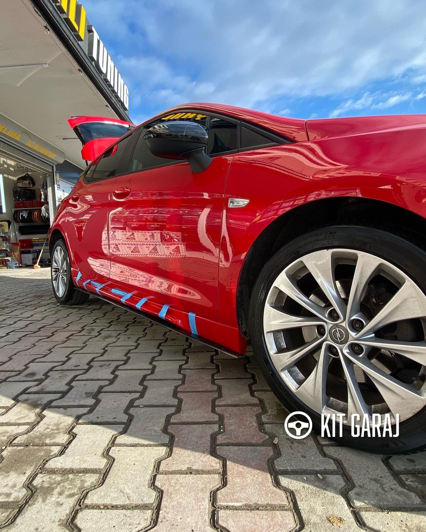 Opel Astra K Opc Yan Marşpiyel (Çift) (Plastik)