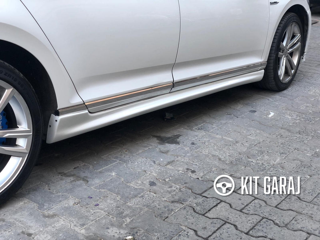 Volkswagen Passat B8 2014 - Sonrası Uyumlu Yan Marşpiyel (Plastik)