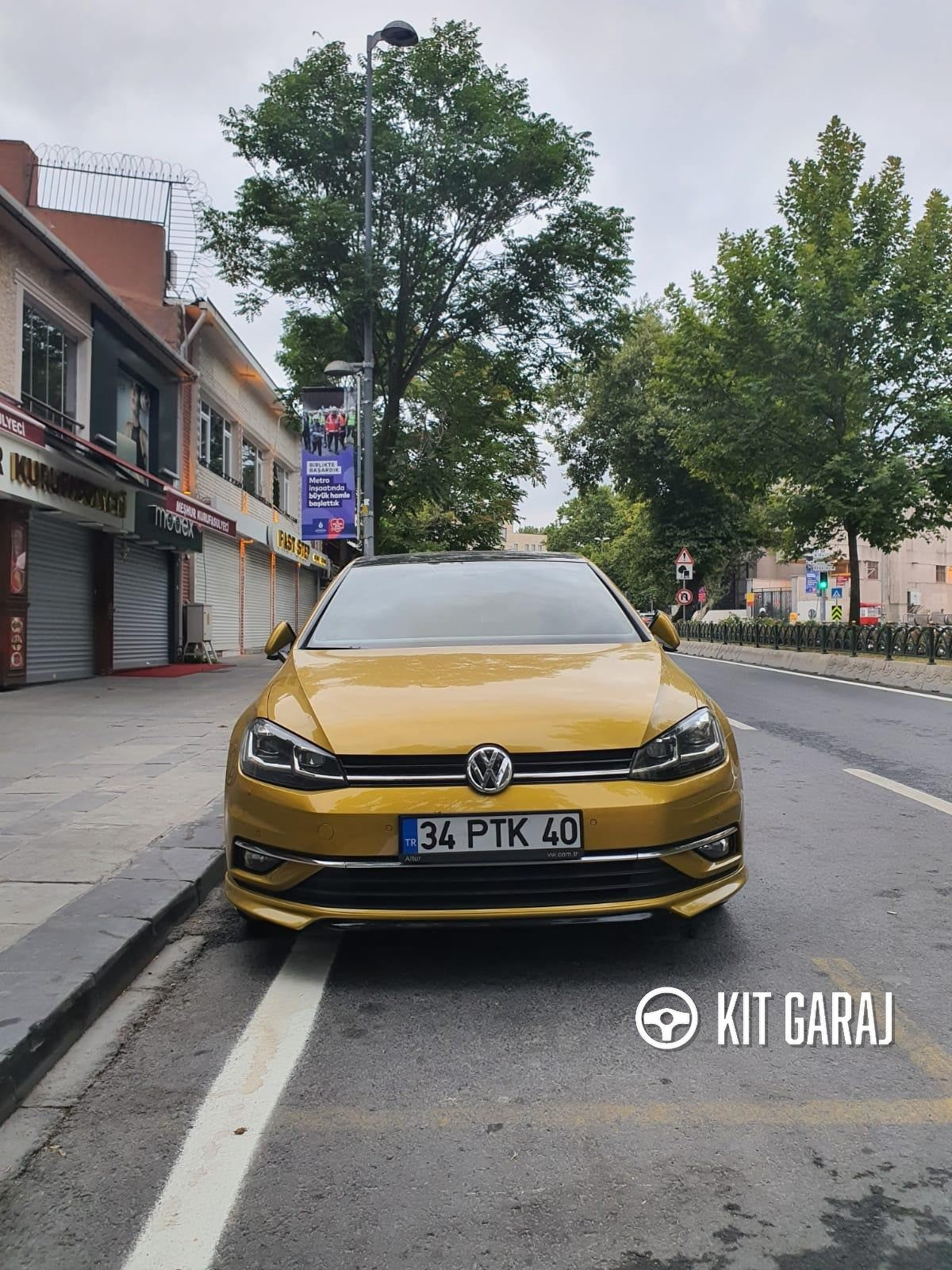 Volkswagen Golf 7.5 Uyumlu Ön Ek Plastik