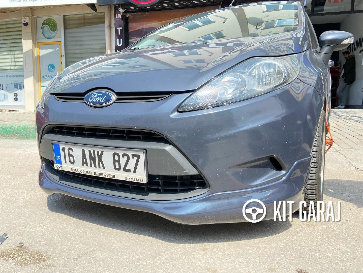 Ford Fiesta 2013-2017 Makyajlı Kasa Uyumlu Boyasız Plastik Ön Ek