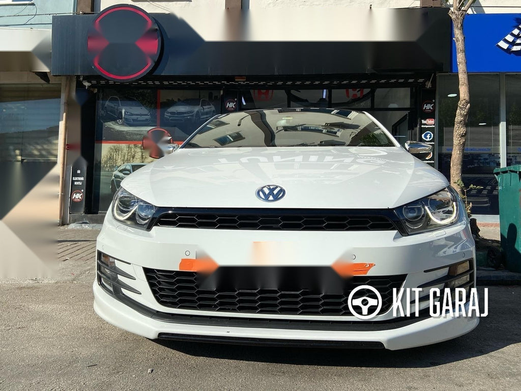 Volkswagen Scirocco 2014-2017 Uyumlu Makyajlı Kasa Uyumlu Boyasız Plastik Ön Ek