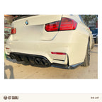 Bmw F30 - F80 M3 2012-2018 Vorsteiner Set 3 Parça Difüzör (PLASTİK)