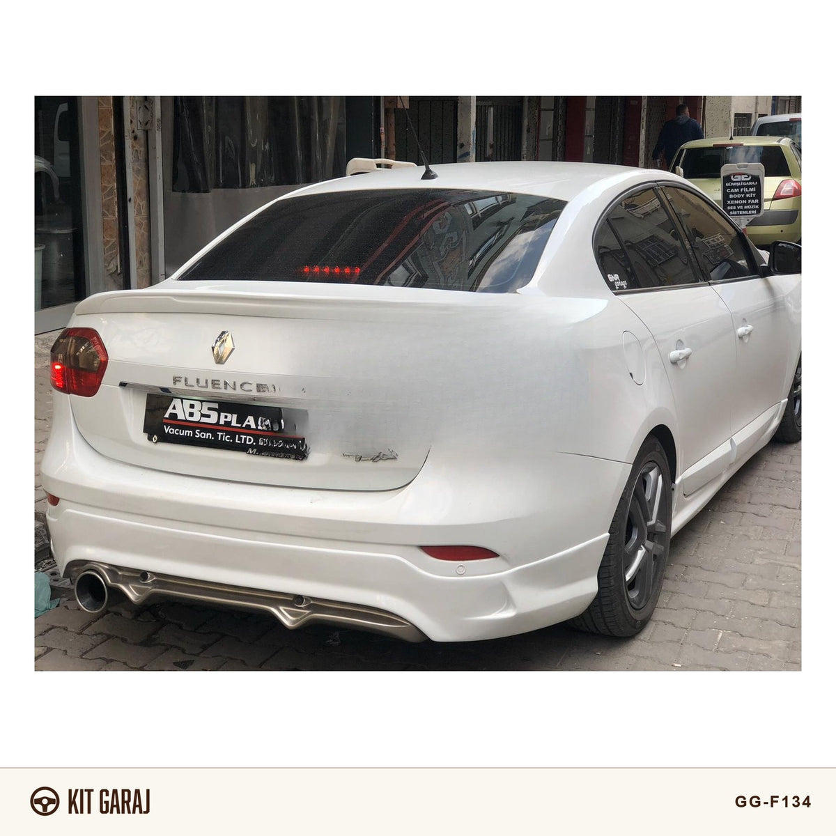 Renault Fluence Arka Ek (Plastik) Boyasız