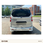 Ford Tourneo Courier 2014-2023 Boyasız Mat Siyah Arka Ek (Plastik)