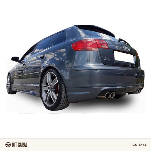 Audi A3 2006-2012 8P 2 Kapı Arka Ek (Plastik) Boyasız