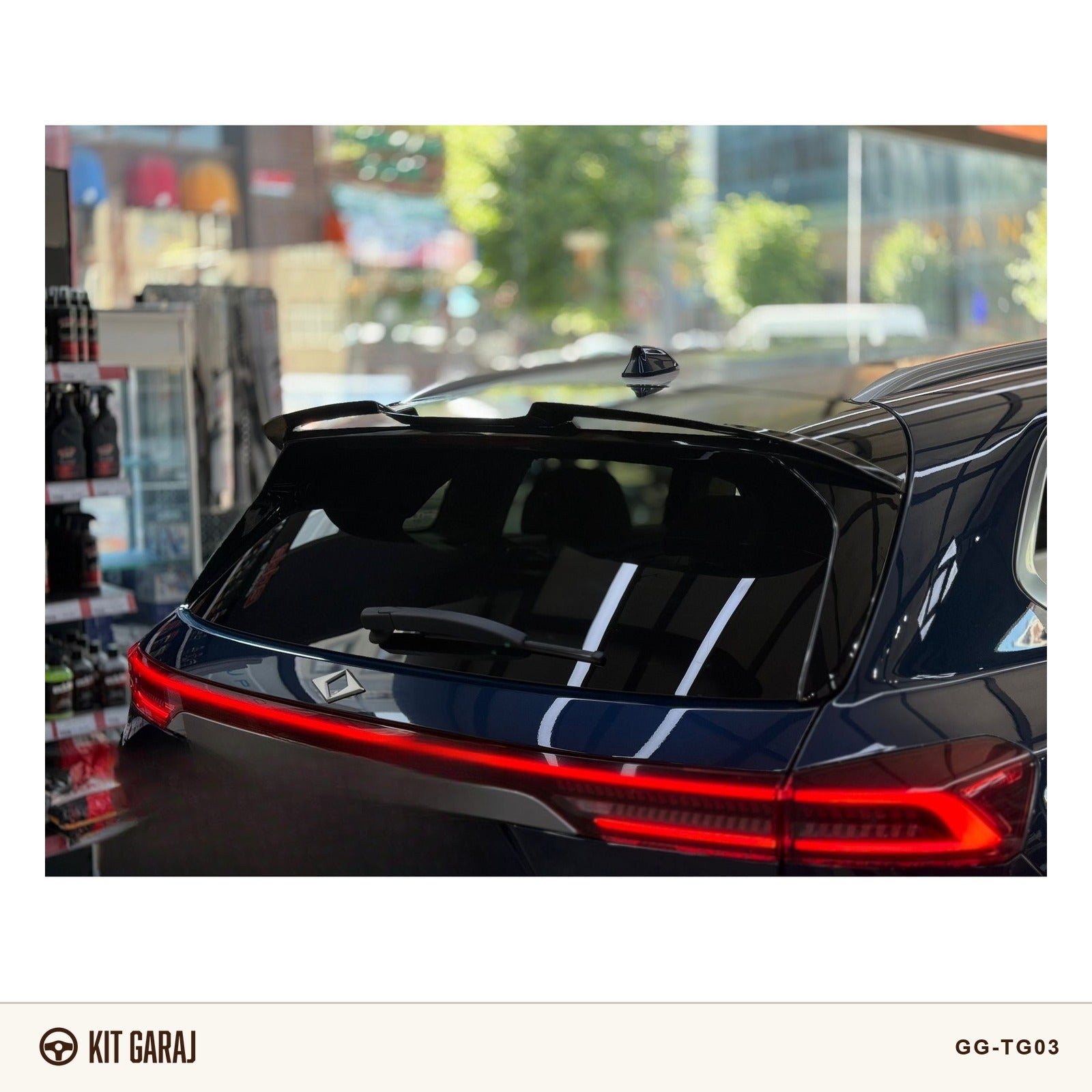 Fiat 500 Parlak Siyah Spoiler (Plastik) Boyalı
