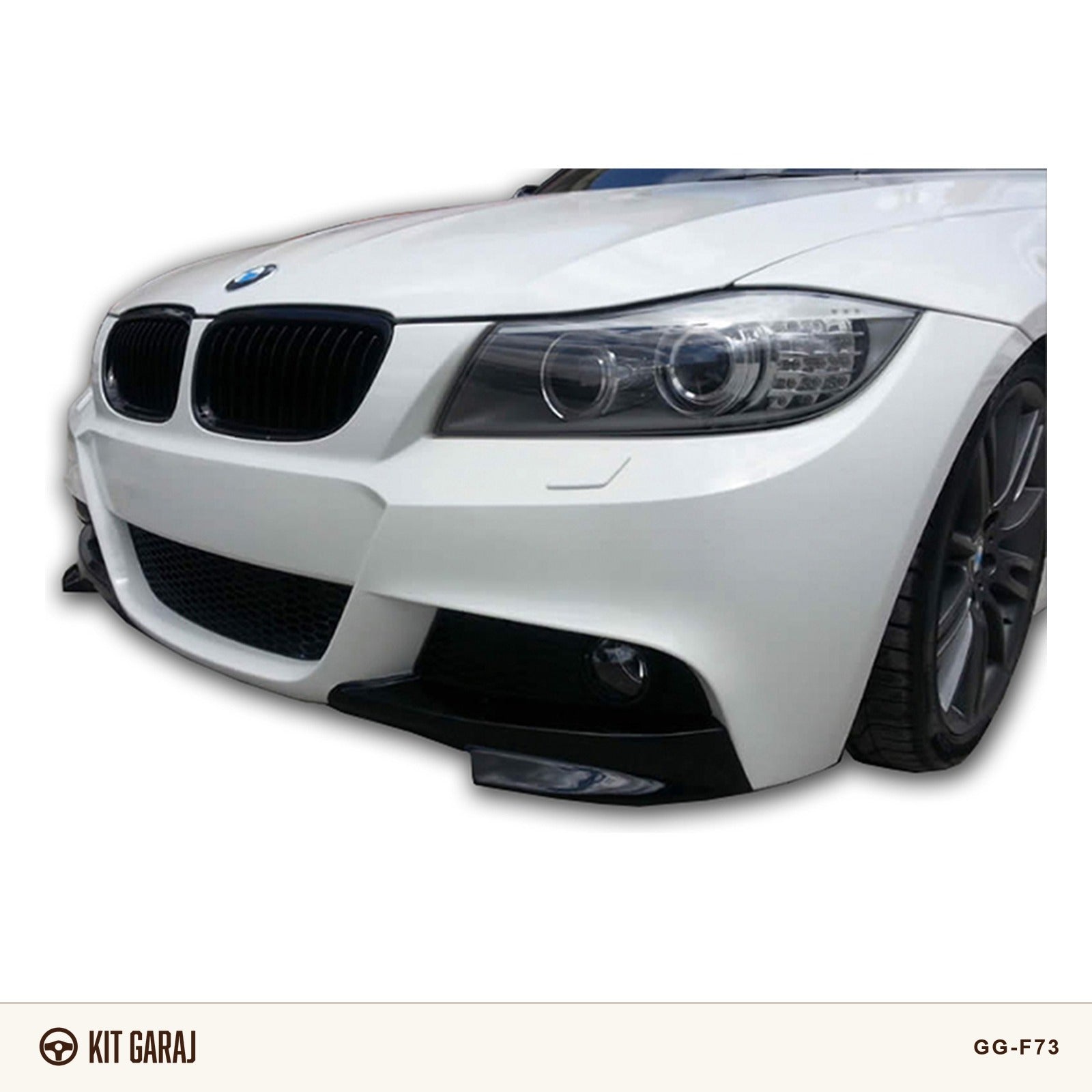 BMW E90 2004-2008 M-Tech Piano Black Flap (Plastik) Boyalı