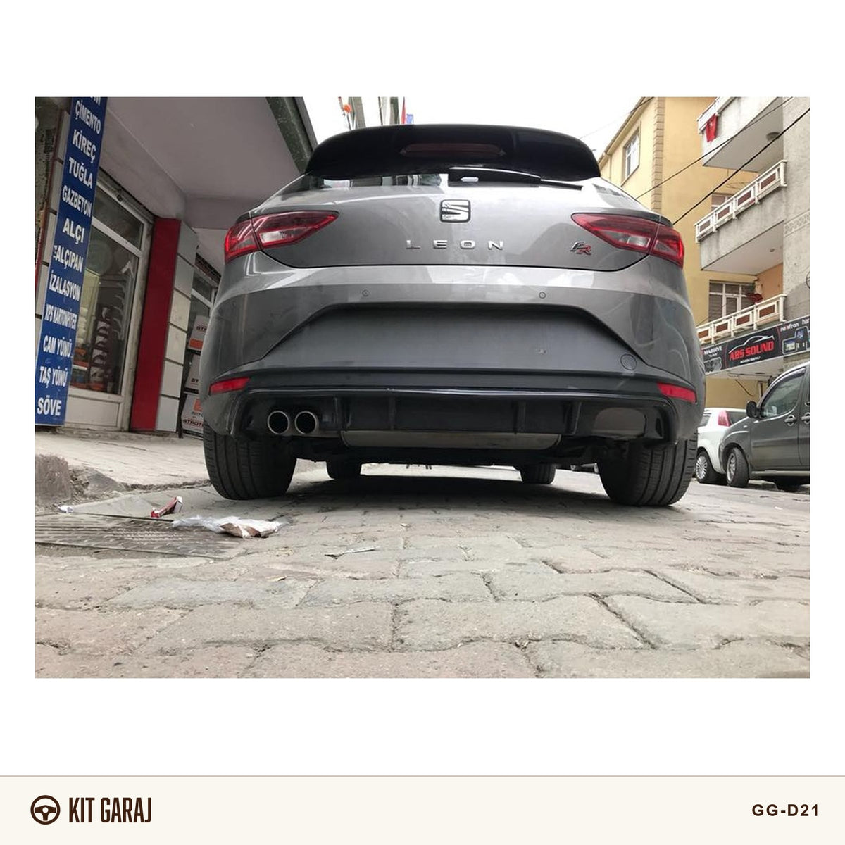 Seat Leon Mk3 2013-2016 FR Piano Black Difüzör (Plastik) Boyalı