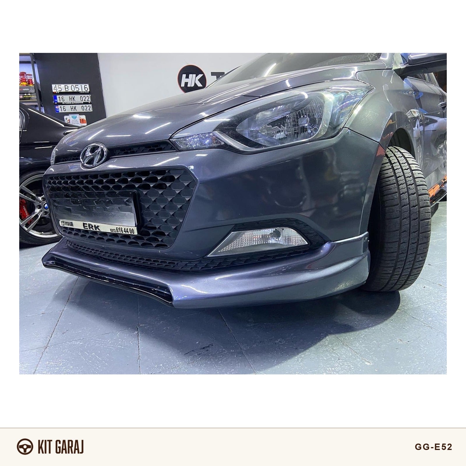 Hyundai i20 Custom Ön Ek (Plastik) Boyasız
