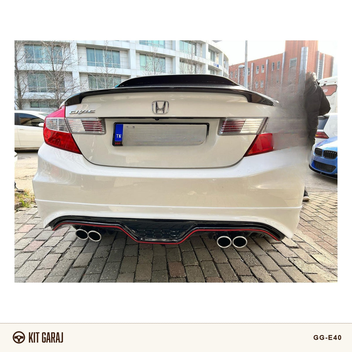 Honda Civic Fb7 Custom Difüzör (Plastik) Boyasız