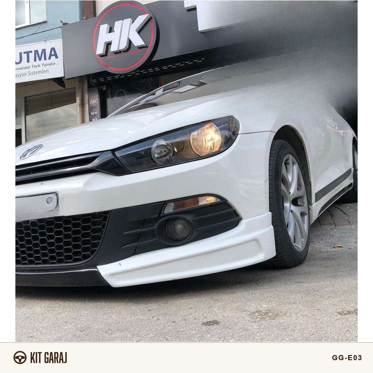 Volkswagen Scirocco Makyajsız Rieger Ön Ek (Plastik) Boyasız