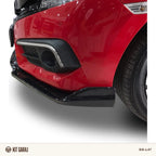 Honda Civic FC5 2016-2021 Düz Piano Black Ön Lip (Plastik) Boyalı