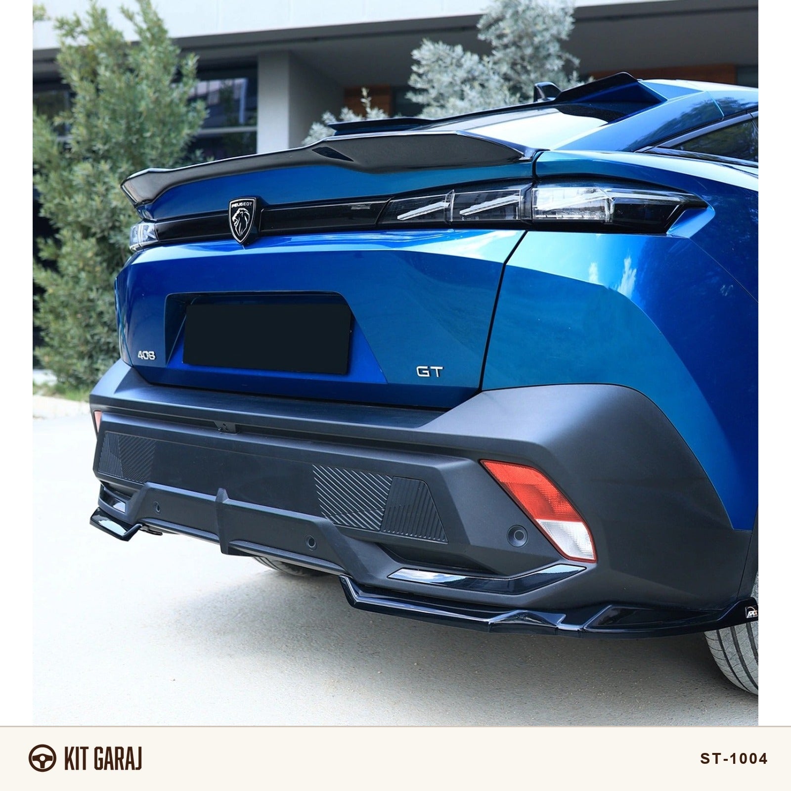 Peugeot 408 Parlak Siyah Flap (Plastik) Boyalı