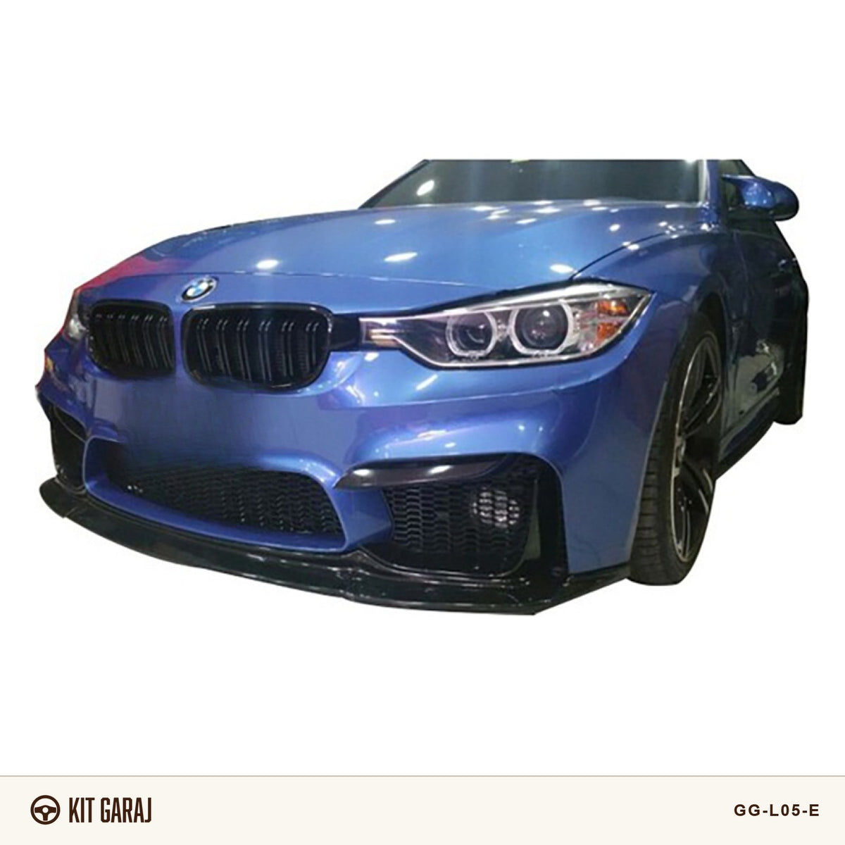 BMW F30 Piano Black Ön Lip (Plastik) Boyalı