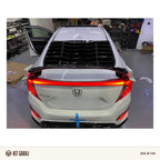 Honda Civic FC5 2016 Piano Black Arka Cam Vizörü (Plastik) Boyalı