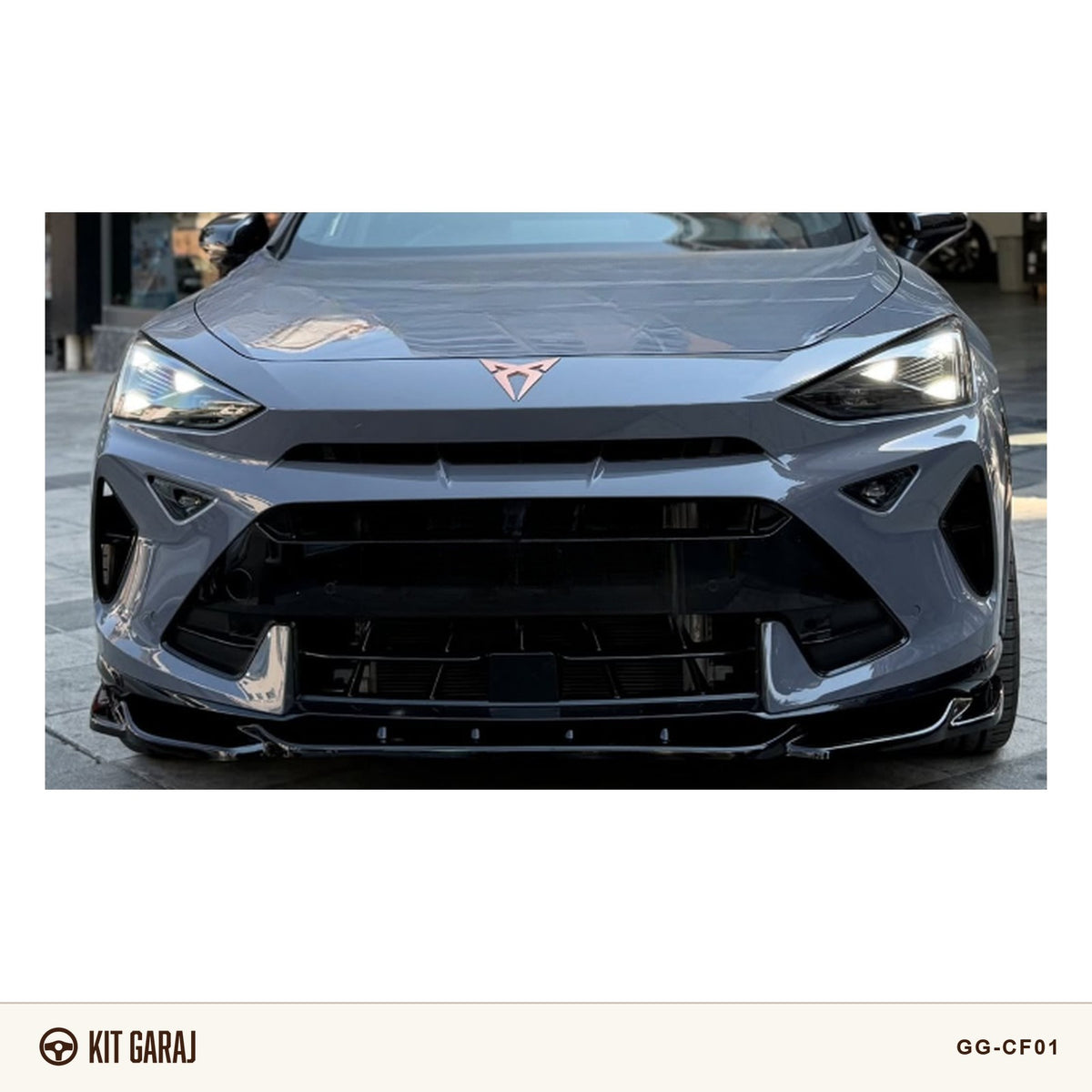 Cupra Formentor Parlak Siyah Ön Lip (Plastik) Boyalı