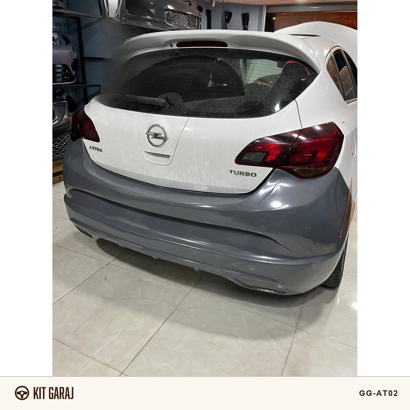 Opel Astra J HB 2009-2015 OPC Arka Tampon (Plastik) Boyasız