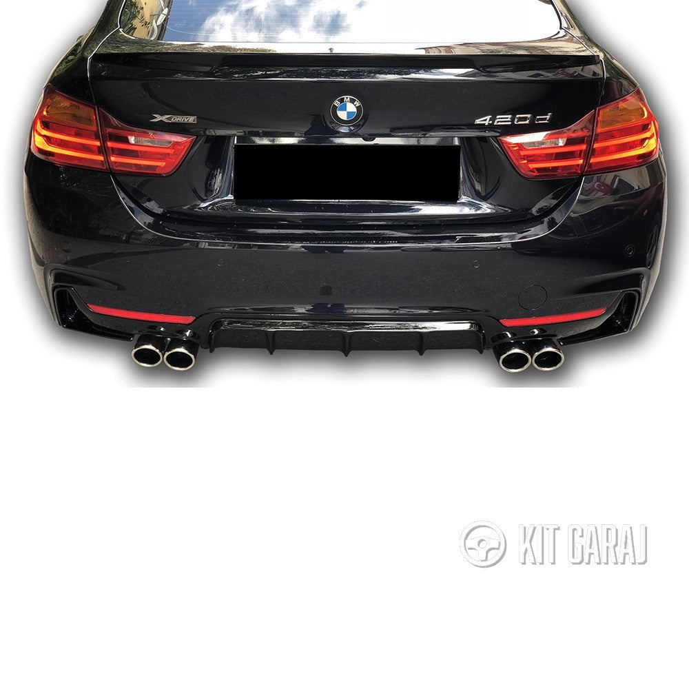 BMW F32 - F33 - F36 Difüzör 2014-2017 (Plastik) Piano Black
