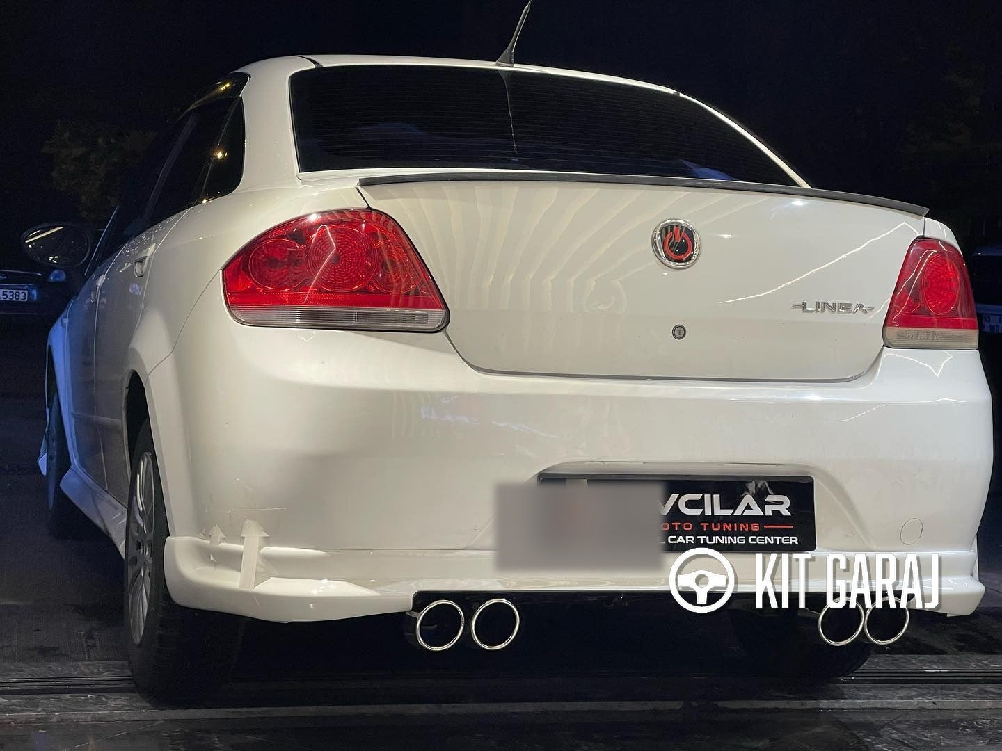 Fiat Linea Custom Makyajsız Arka Ek (plastik)